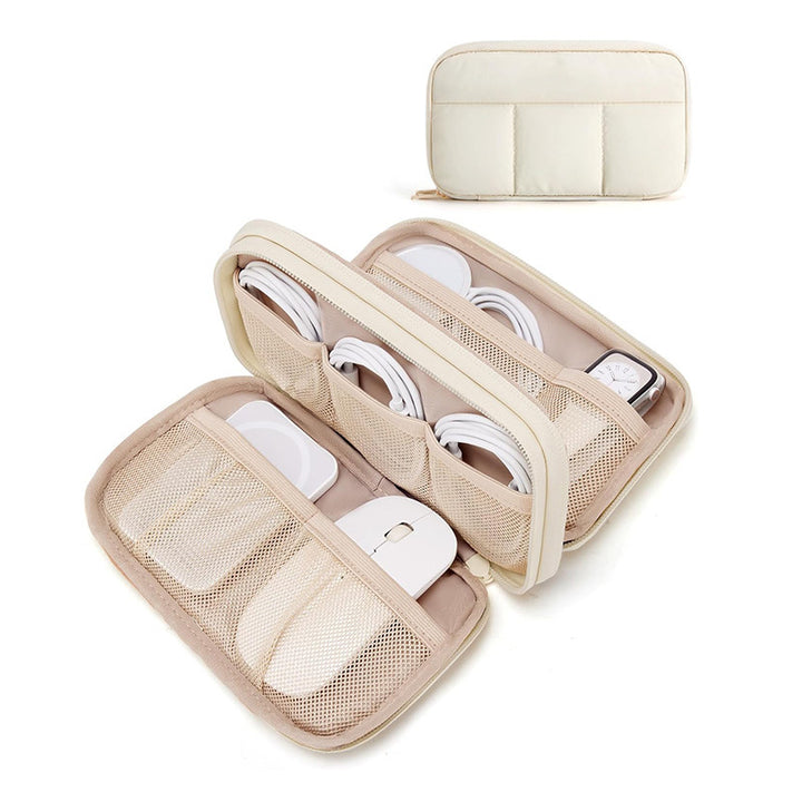 Multifunctional Electronics Organizer Bag Bowlift