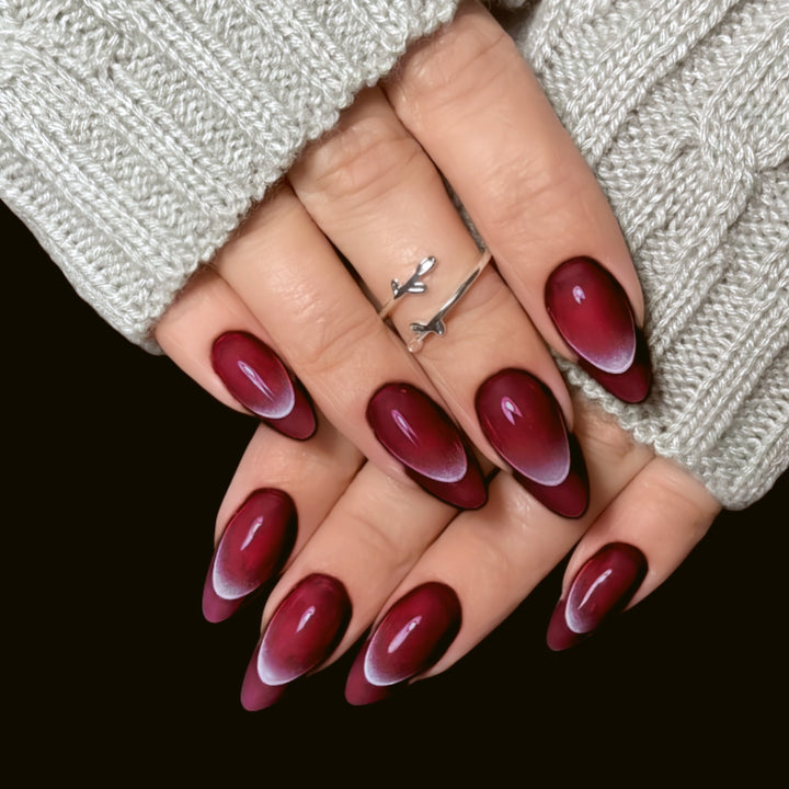 Artistic Ombre Pointed Press-On Nails Bowlift