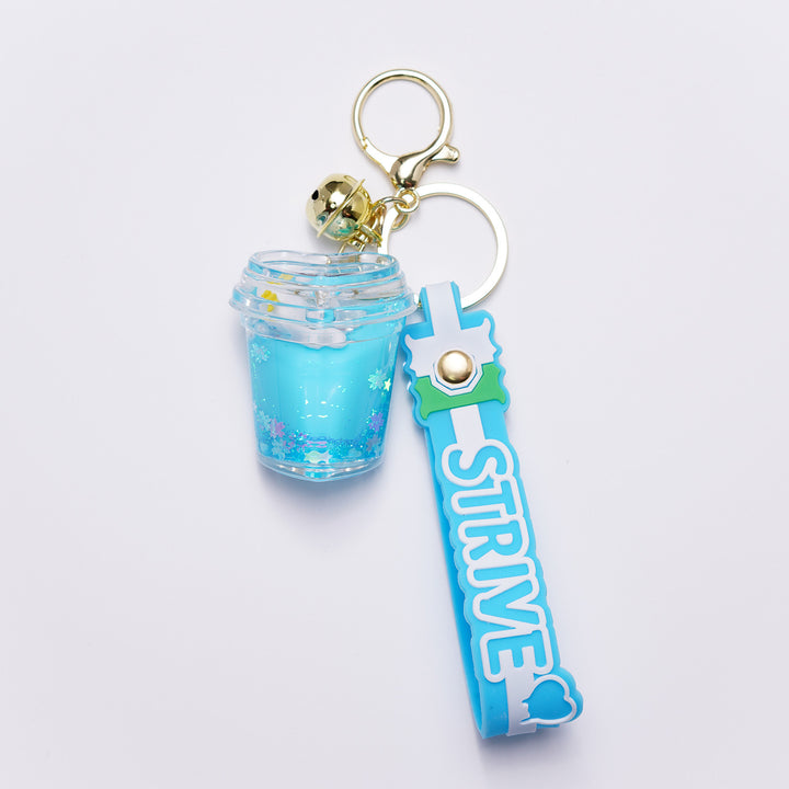 Unisex keychain with glittering design Bowlift