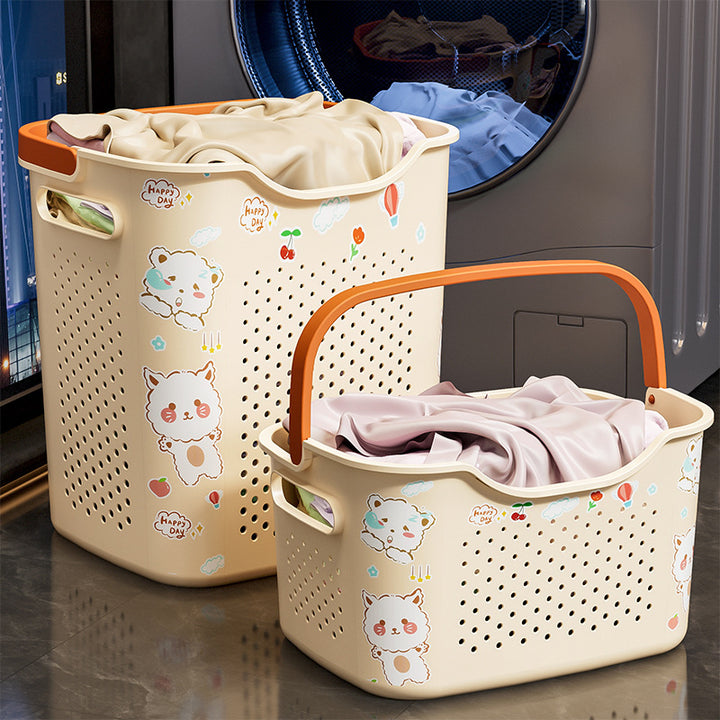 Cute Decorative Laundry Basket Bowlift