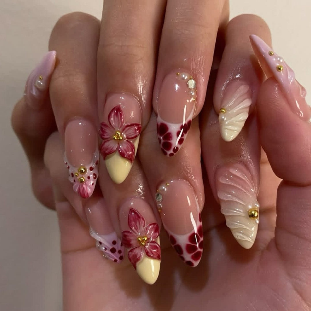 Artistic Floral Nail Design Kit Bowlift