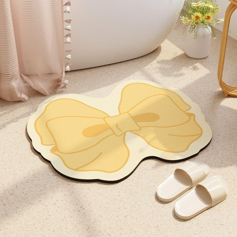 Decorative Bow-Shaped Bathroom Mat Bowlift