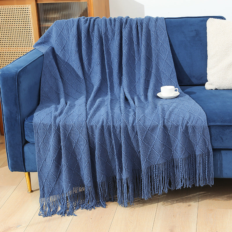 Ladies cozy knit blanket Bowlift