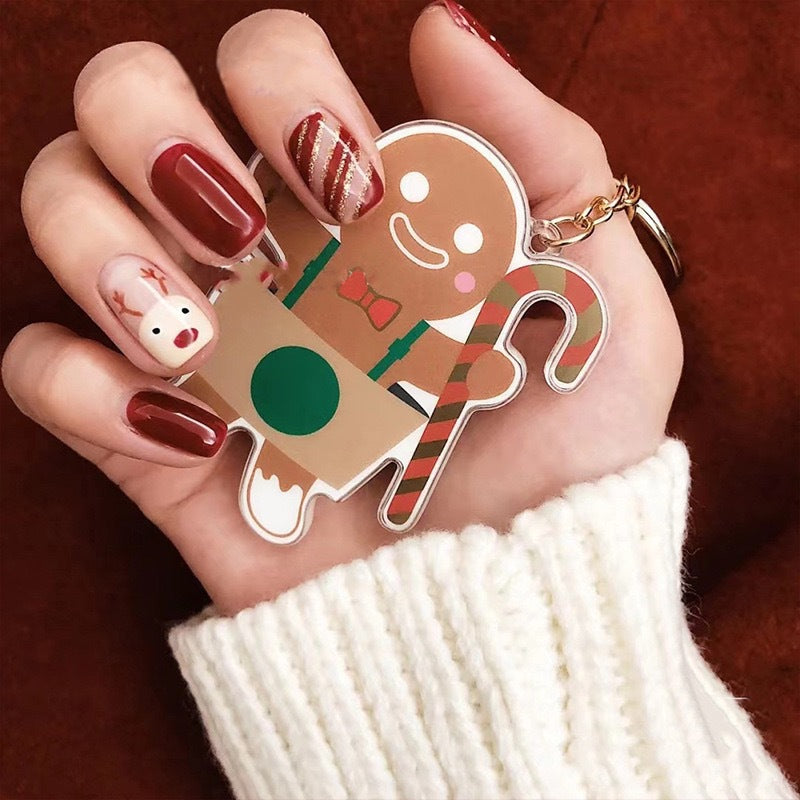 Fun Character-Themed Press-On Nail Art Bowlift