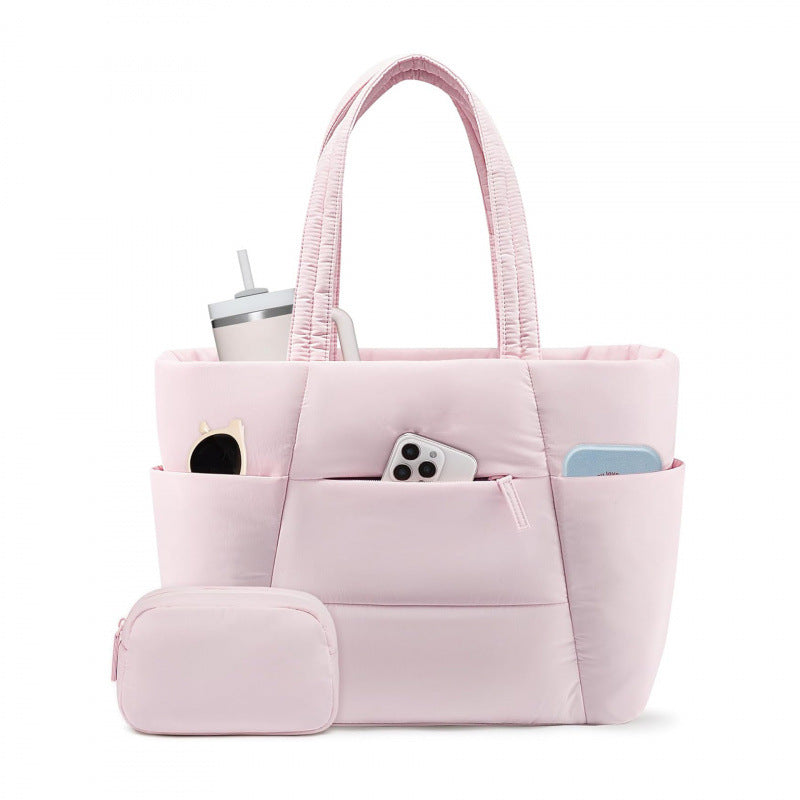Stylish and Padded Tote Bag with Removable Interior Pocket Bowlift