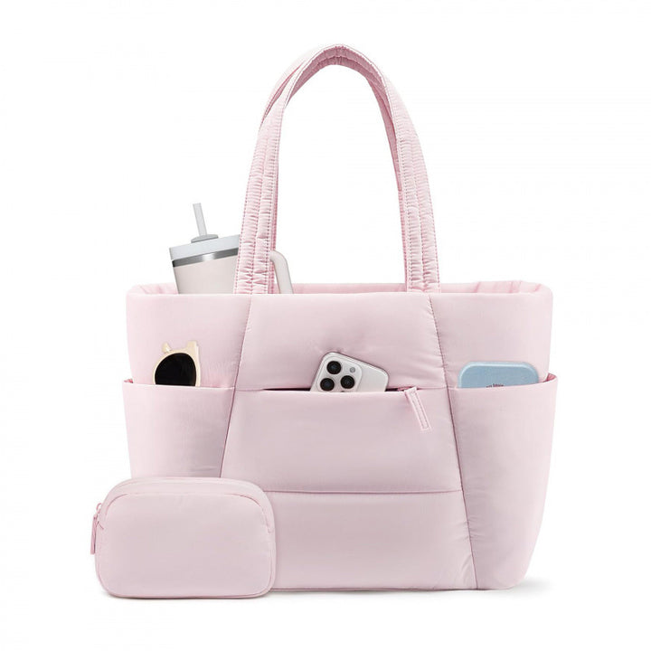 Stylish and Padded Tote Bag with Removable Interior Pocket Bowlift