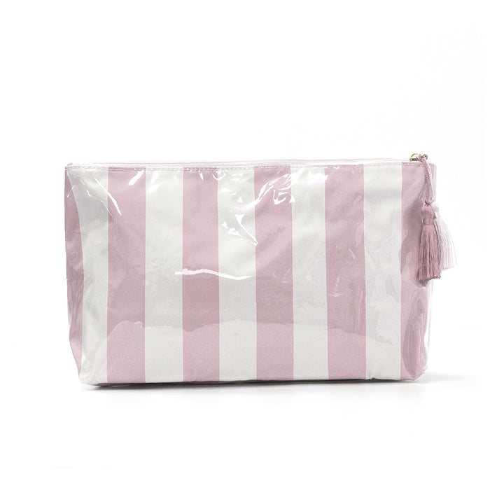 Cosmetic pouch with practical zipper and colorful checkered pattern Bowlift