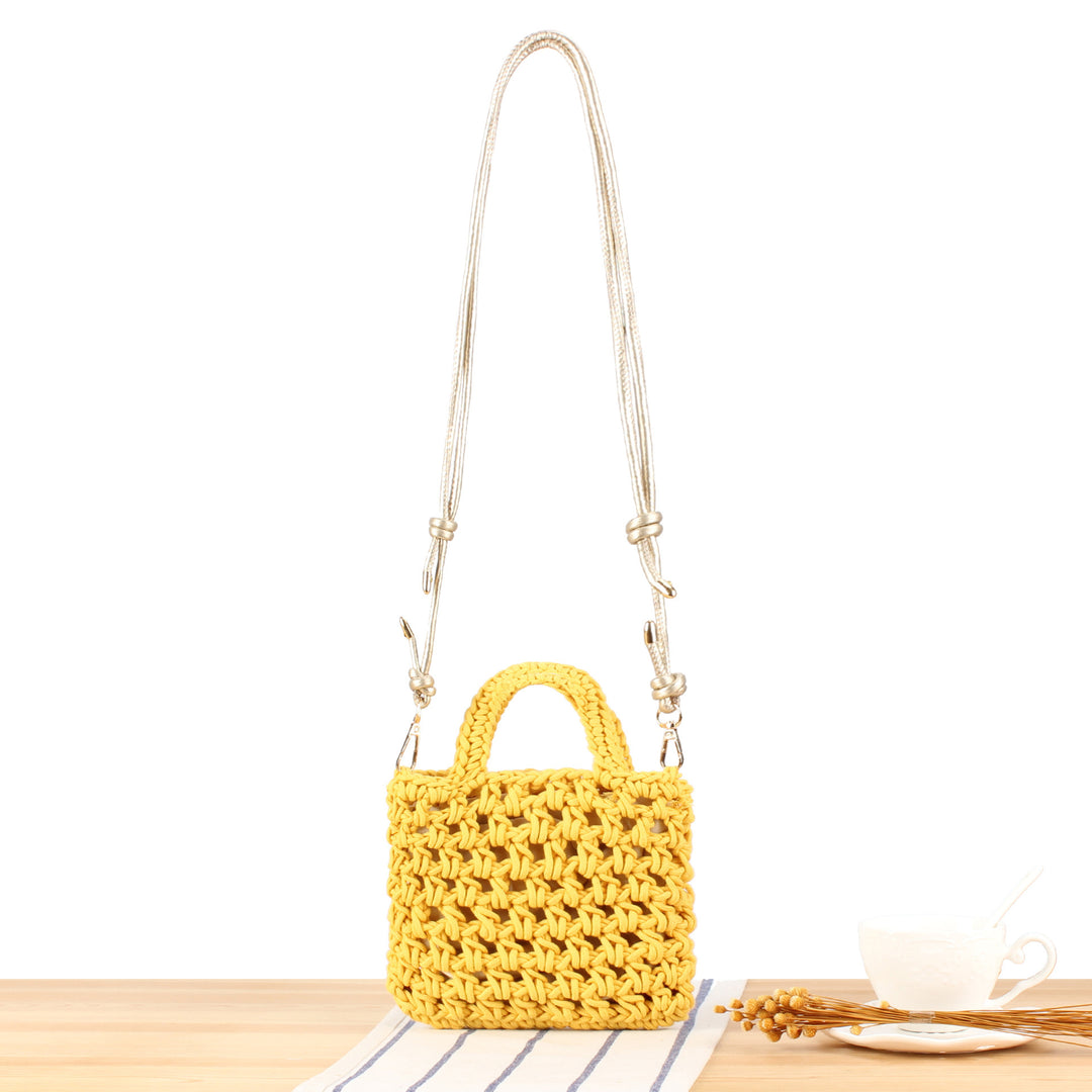 Handbag in Modern Macrame Design Bowlift