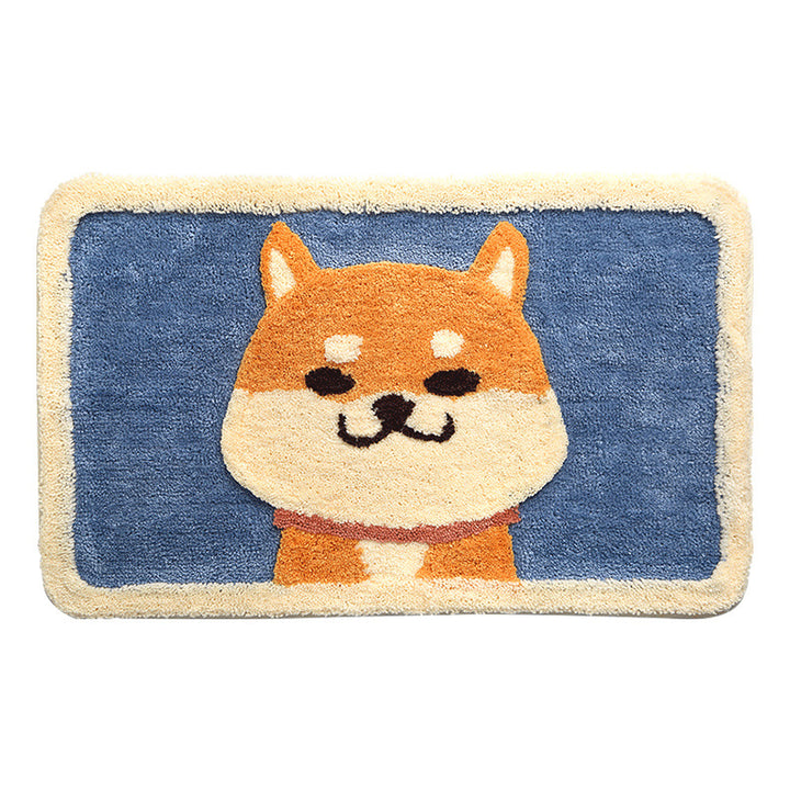 Plush Bunny-Themed Bath Mat Bowlift