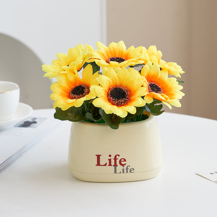 Lifelike Decorative Floral Arrangement