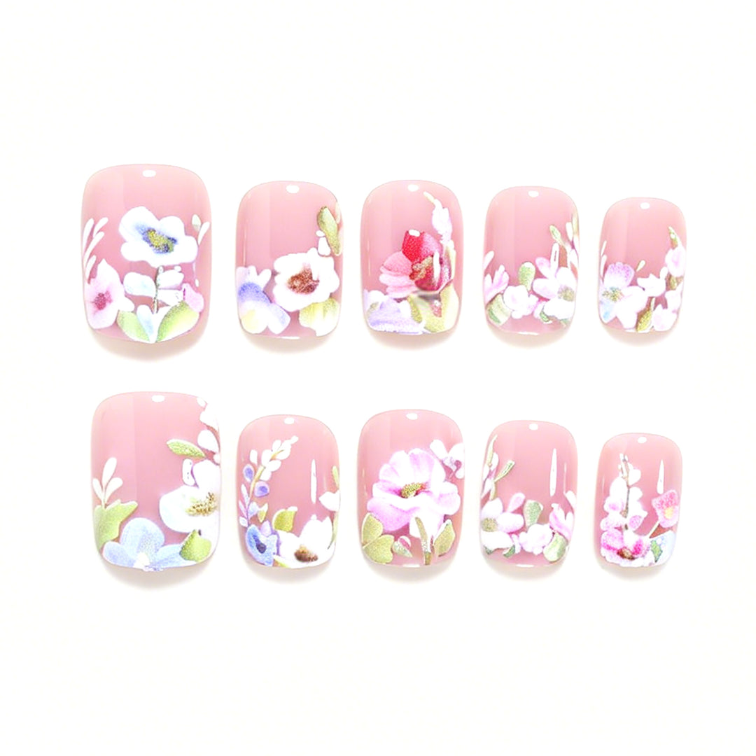 Floral Nail Art Design Kit Bowlift