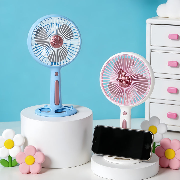 Women's Portable Mini Fan with Creative Animal Design Bowlift