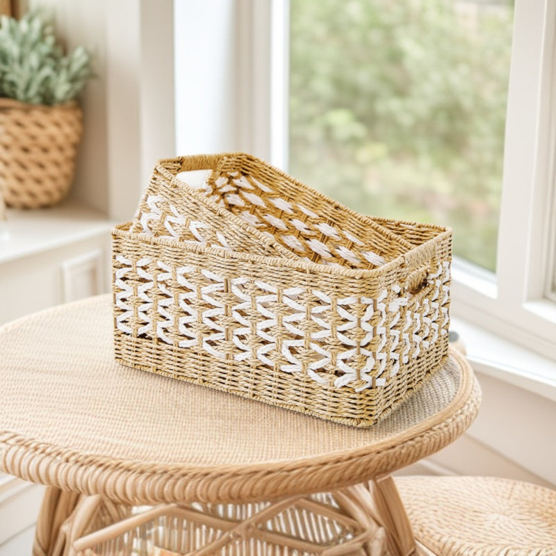Decorative basket made of natural fiber with elegant design Bowlift
