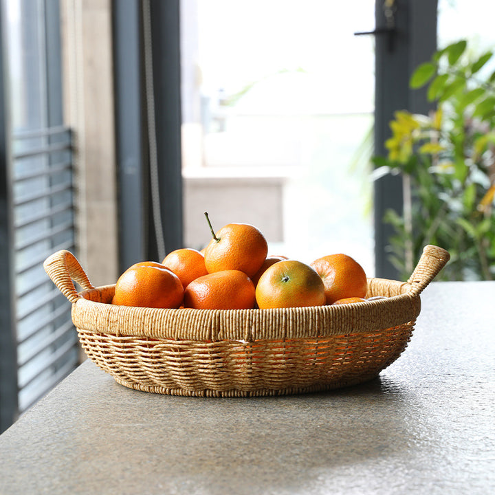 Unisex Practical Fruit and Vegetable Container with Two Handles Bowlift