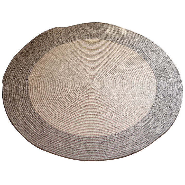 Round woven rug Bowlift