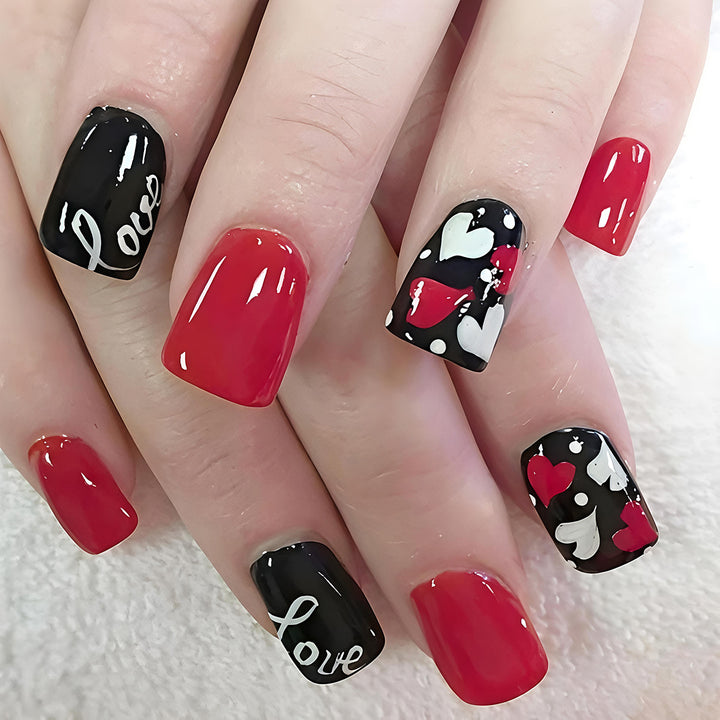 Creative Love-Themed Nail Art Bowlift