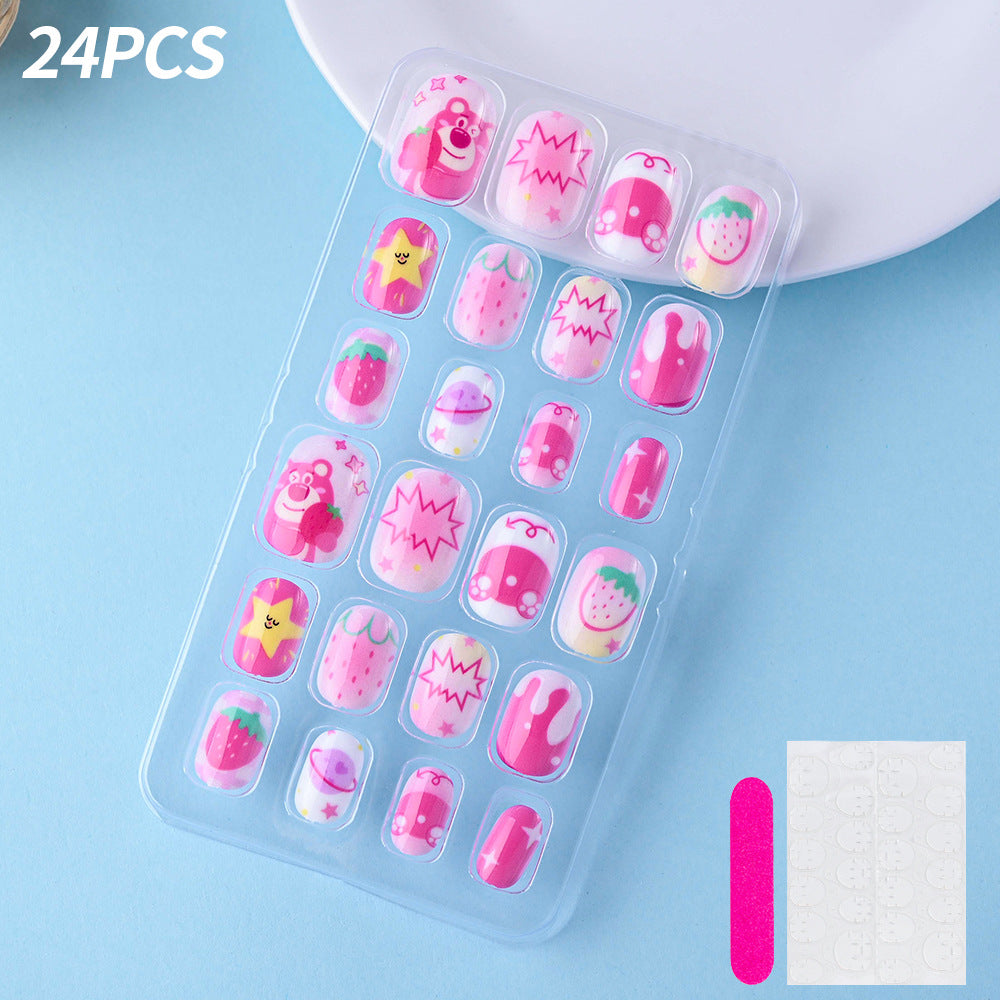 Themed Summer Beach Nail Art Press-On Nails Bowlift