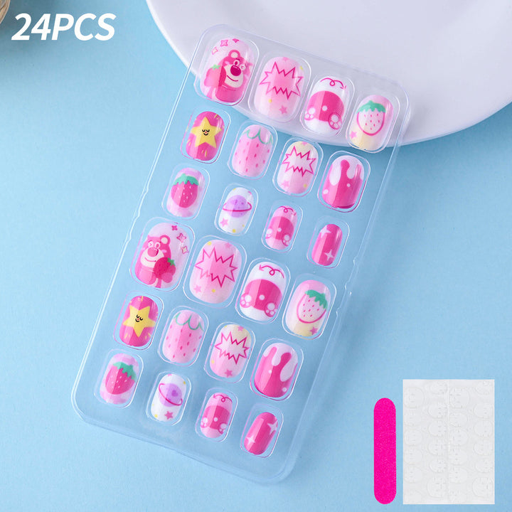 Themed Summer Beach Nail Art Press-On Nails Bowlift