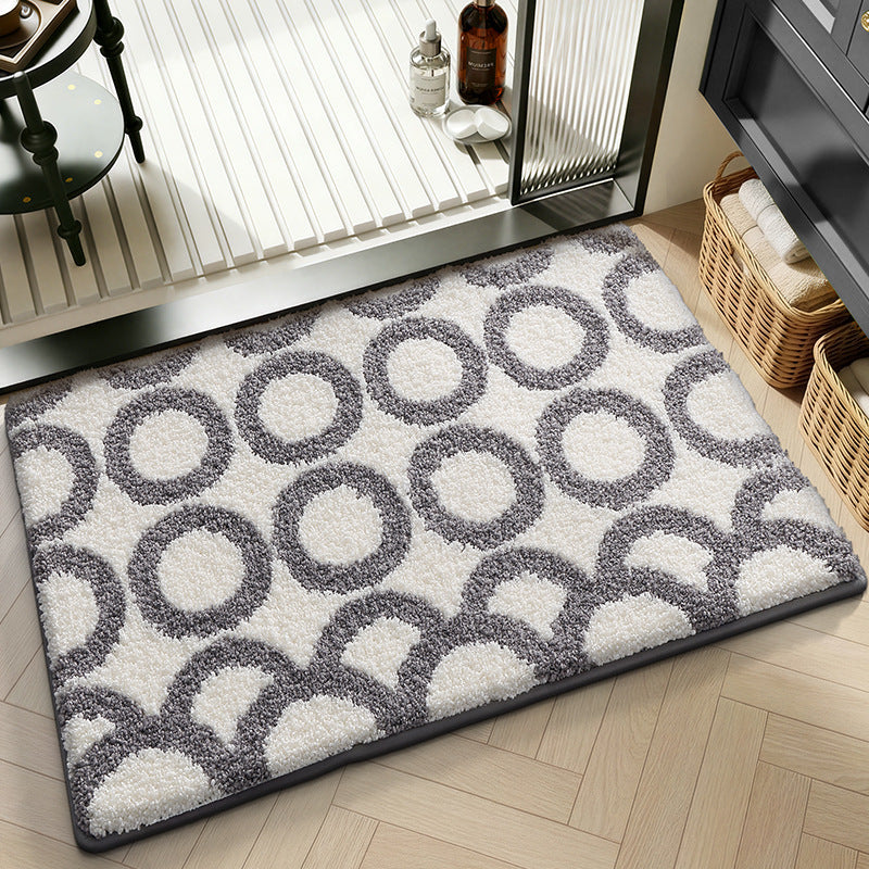 Artistic Abstract Bath Mat Bowlift