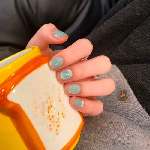 Artistic Fruit-Themed Press-On Nail Set Bowlift