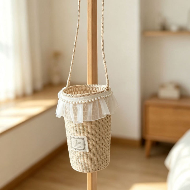 Decorative Woven Wall Planter Bowlift
