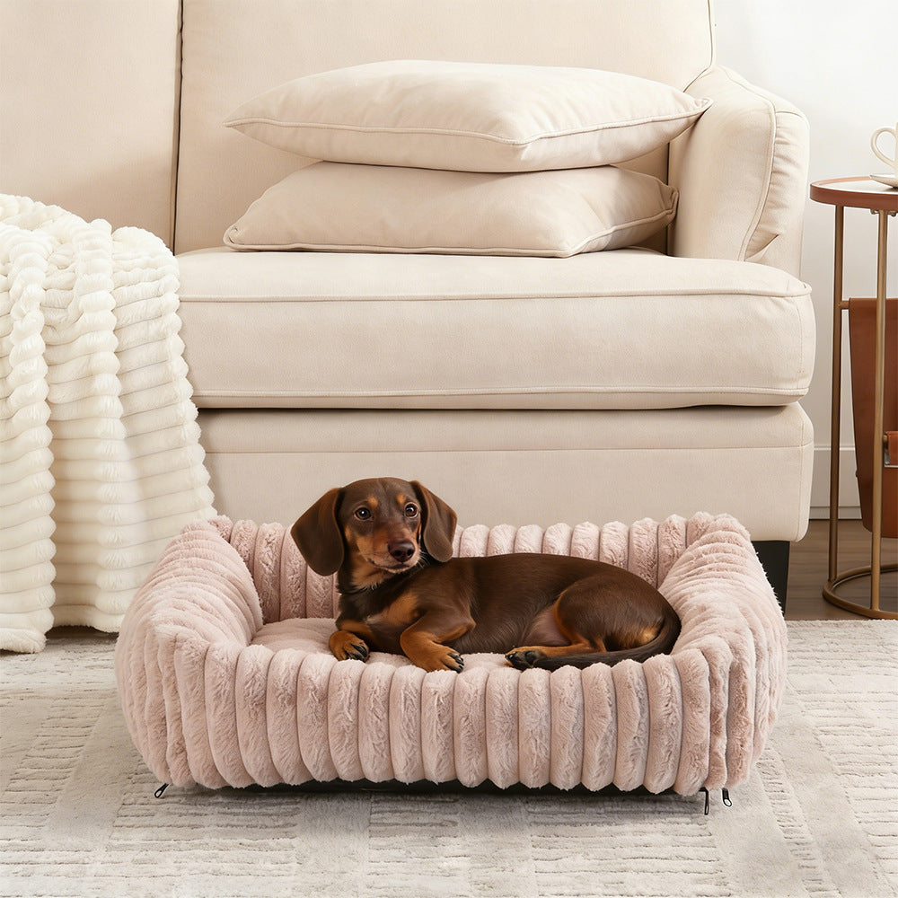 Plush Supportive dog Cushion