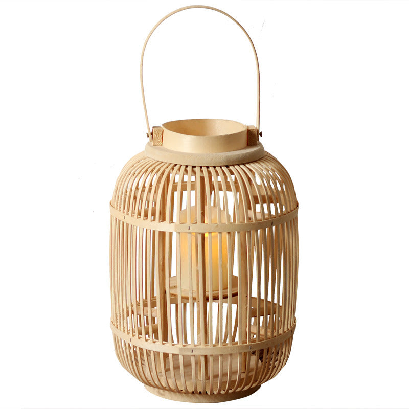 Decorative Lantern made of Rattan Bowlift