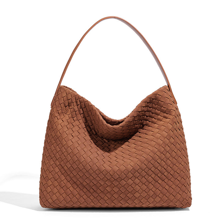 Contemporary Woven Hobo Bag Bowlift