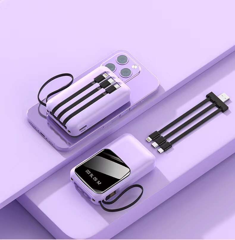 Portable power bank with multiple connections Bowlift