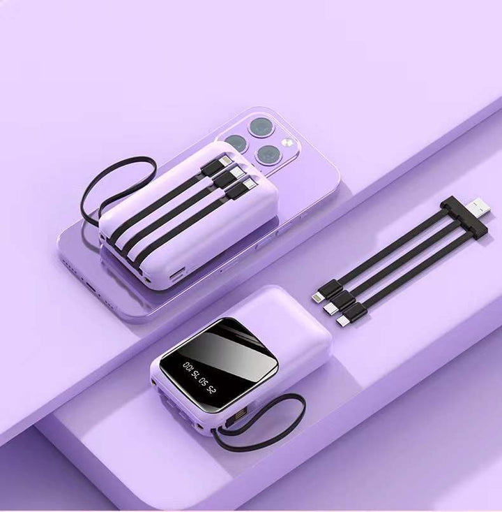 Portable power bank with multiple connections Bowlift