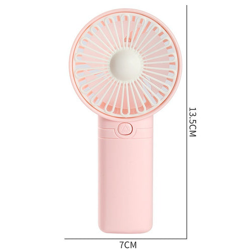 Women's Portable Mini Handheld Fan with Ergonomic Handle and Innovative Design Bowlift
