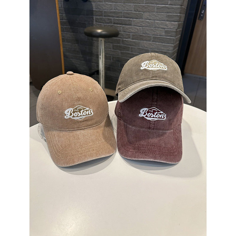 Men's Casual Vintage-Style Baseball Cap Bowlift