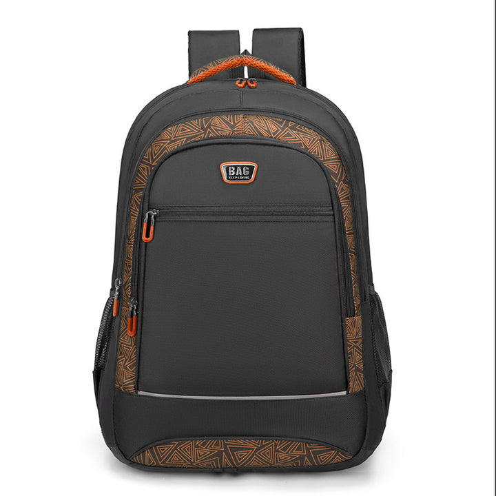 Versatile Geometric Pattern Travel Backpack