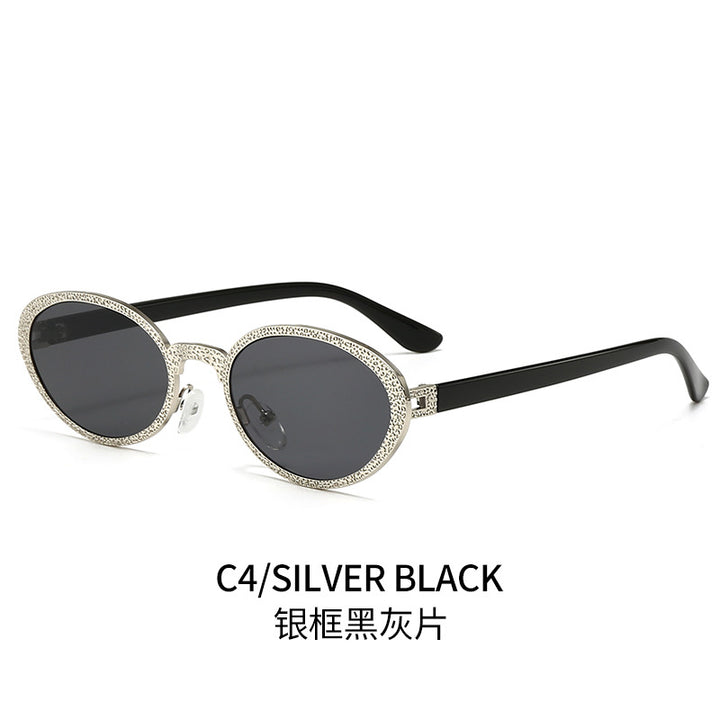 Ladies Glamorous Sunglasses with Luxurious Jewelry Frame Bowlift