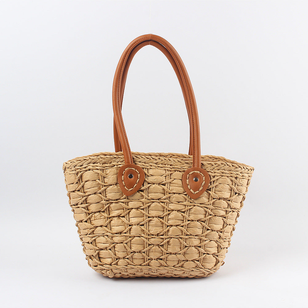 Braided Straw Bag Bowlift
