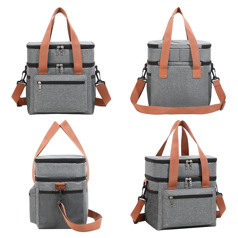 Multi-Compartment Insulated Food Storage Tote Bowlift