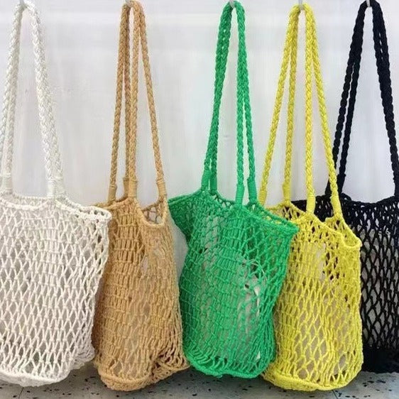 Hand-knotted net bag Bowlift