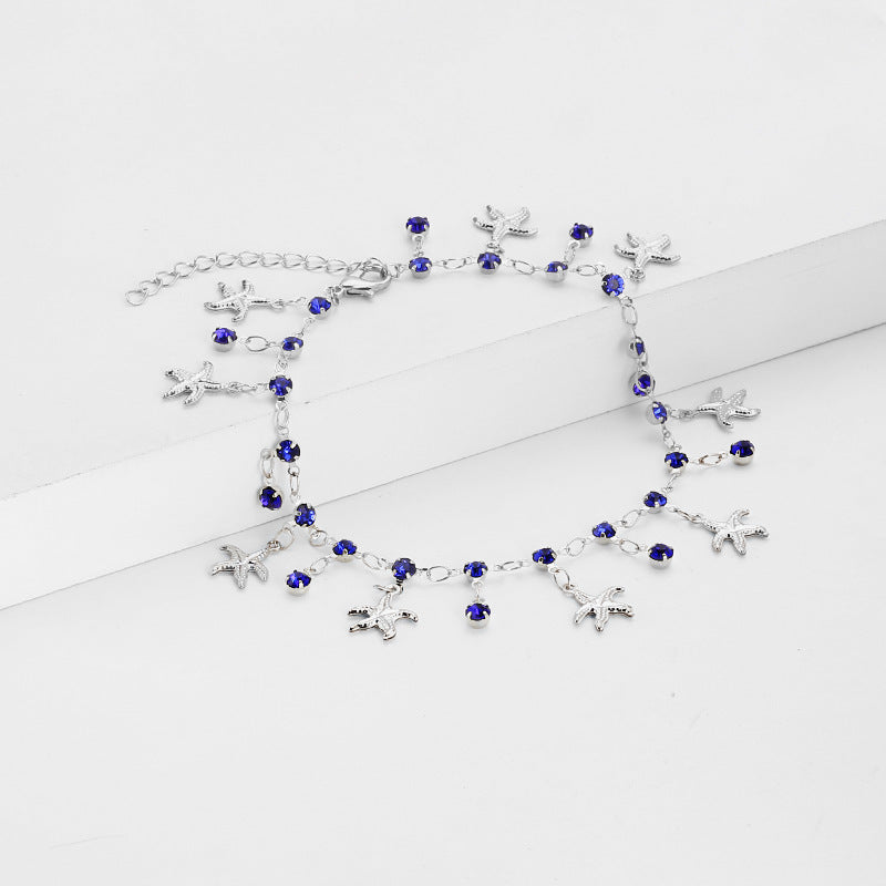 Starfish Charm Anklet Bowlift