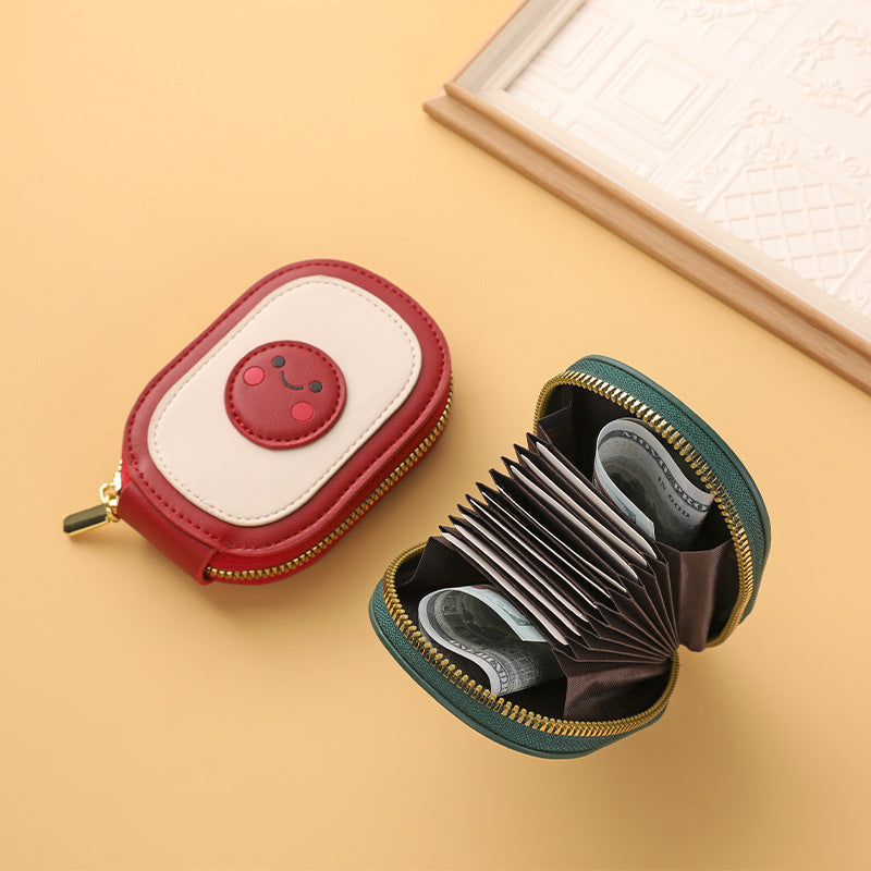 Cute Cartoon Zippered Coin Purse Bowlift