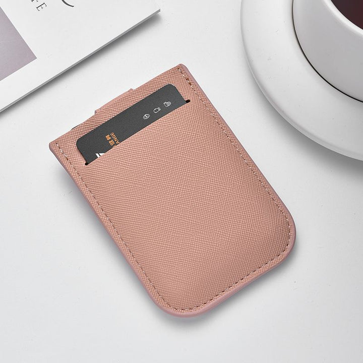 Elegant Leather Card Holder Bowlift