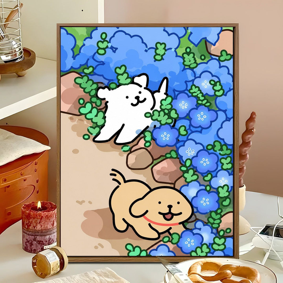 Cute Animal-Themed Swing Wall Art Bowlift