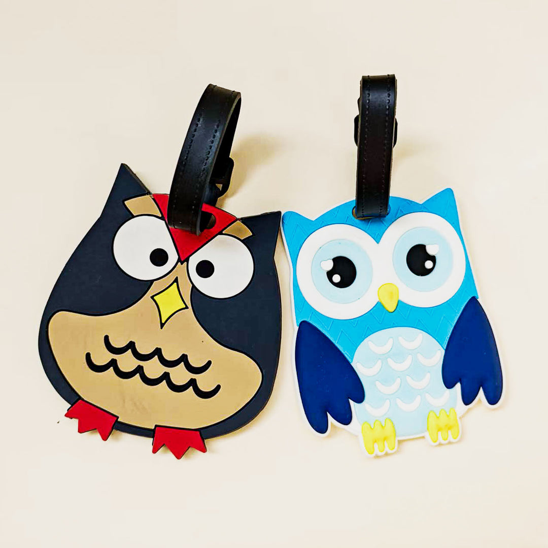 Unisex Owl-Shaped Luggage Tag Bowlift