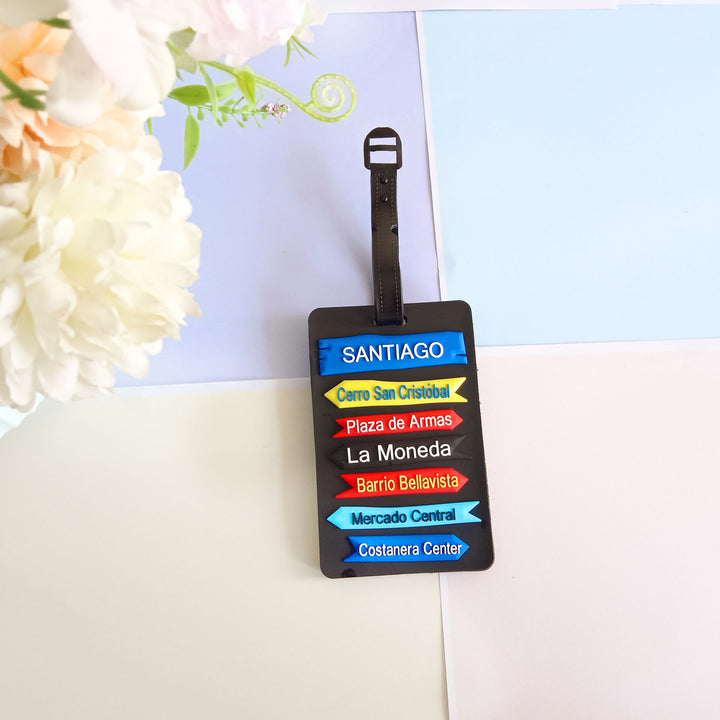 Unisex Luggage Tag with Airplane Design Bowlift
