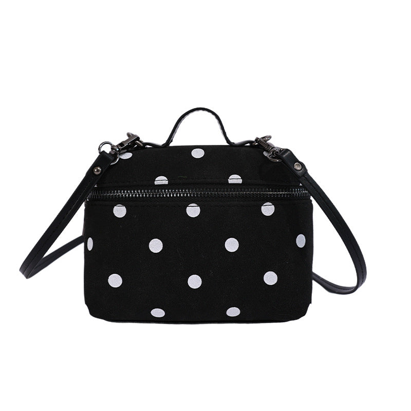 Chic Polka Dot Crossbody Bag Bowlift