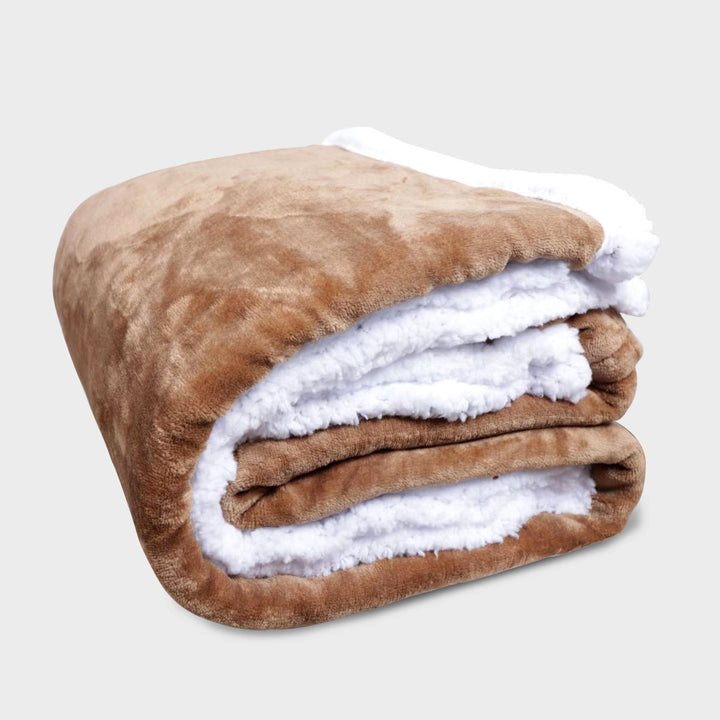 Women's Plush Blanket with Double Fleece Bowlift