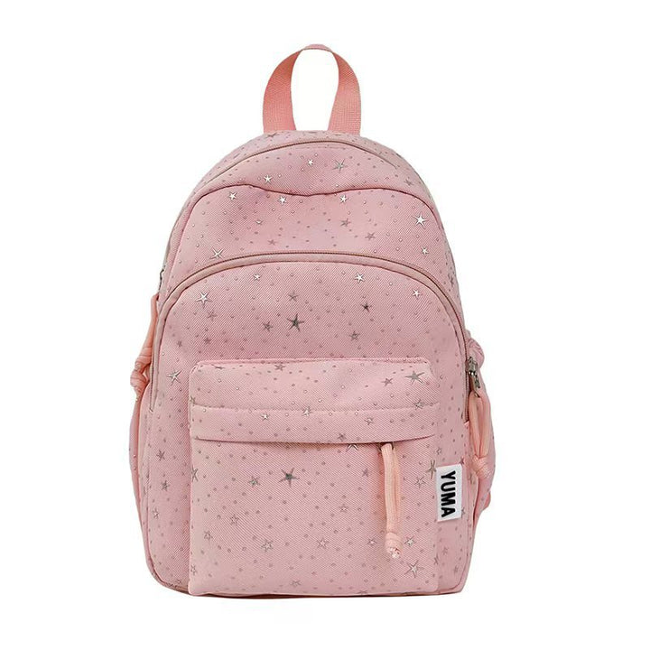 Star-Embellished Multifunctional Backpack Bowlift