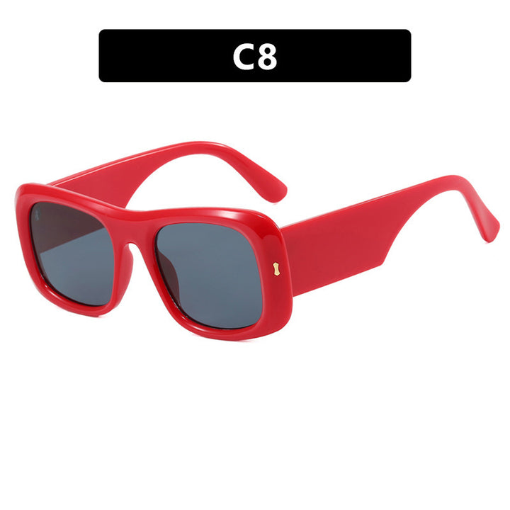 Women's oversized square sunglasses with a wide frame and polarized lenses Bowlift