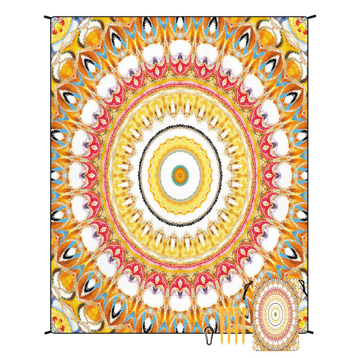 Geometric Print Tapestry Bowlift