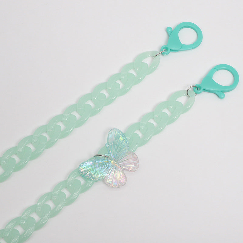 Decorative Butterfly Eyewear Chain Bowlift