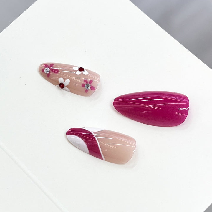 DIY Decorative Press-On Nail Set Bowlift
